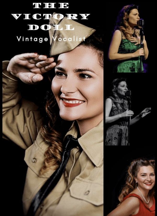 MELISSA THOMPSON AS THE VICTORY DOLL
