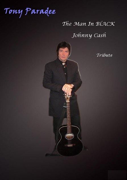 TONY PARADEE AS JOHNNY CASH